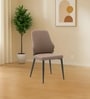 Verona Leatherette Italian Dining Chair In Brown Color