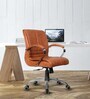 Verona Leatherette Executive Chair in Tan Colour