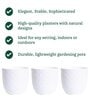 Verona Mocca (Set of 3) Plastic Planters