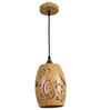 Verona Natural Wood Iron Hanging Light | E27 holder | without Bulb | Eliante