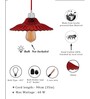 Verona Red Glass Hanging Light