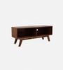 Verona Sheesham Wood Open Shelf TV Console In Provincial Teak Finish