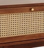 Verona Sheesham Wood Open Shelf TV Console In Provincial Teak Finish