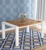Verona Sheesham Wood 6 Seater Dining Table in Distress Finish
