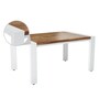 Verona Sheesham Wood 6 Seater Dining Table in Distress Finish