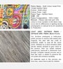 Verona Stool In Multicolour Patch Kantha Fabric Verona Stool In Multicolour Patch Kantha Fabric