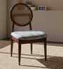 Verona Teak Wood Dining Chair In Brown Finish