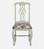 Versaille Solid Wood 4 Seater Dining Set In Tulip Finish