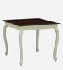 Versaille Solid Wood 4 Seater Dining Set In Tulip Finish