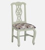 Versaille Solid Wood 4 Seater Dining Set In Tulip Finish