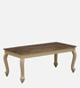 Versaille Solid Wood Coffee Table In Tulip Finish