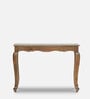 Versaille Solid Wood Console Table In Tubbaq Finish