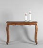 Versaille Solid Wood Console Table In Tubbaq Finish