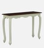 Versaille Solid Wood Console Table In Tulip Finish