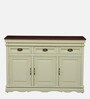 Versaille Solid Wood Sideboard In Tulip Finish