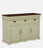 Versaille Solid Wood Sideboard In Tulip Finish