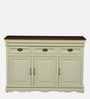 Versaille Solid Wood Sideboard In Tulip Finish