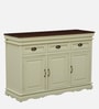 Versaille Solid Wood Sideboard In Tulip Finish