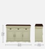 Versaille Solid Wood Sideboard In Tulip Finish