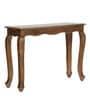 Versaille Solid Wood Console Table In Tubbaq Finish