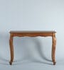 Versaille Solid Wood Console Table In Tubbaq Finish