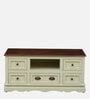Versaille Solid Wood TV Console In Tulip Finish For TVs Up To 43"