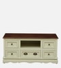 Versaille Solid Wood TV Console In Tulip Finish For TVs Up To 43"