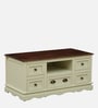 Versaille Solid Wood TV Console In Tulip Finish For TVs Up To 43"