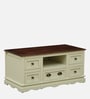 Versaille Solid Wood TV Console In Tulip Finish For TVs Up To 43"