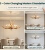 Versailles Antler Resin Chandelier E14 8 Bulb Antique Finish