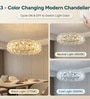 Versailles Aura Round Crystal Chandelier 600mm Gold Finish Bulb