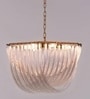 Versailles Cascade Gold Glass Pendant Chandelier Light 450MM