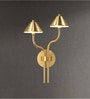 Versailles Duo Gold Tri-Colour LED Wall Sconce with Acrylic Accent