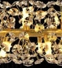 Versailles Gold Crystal Chandelier Pendant Light for Living Room