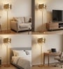 Versailles Gold Crystal Club Floor Lamp with Bulb