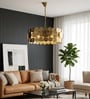 Versailles Gold Disc Pendant Chandelier E14 Ceiling Light