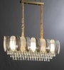 Versailles Golden Crystal 3C LED Chandelier for Dining Room