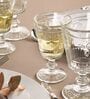 Versailles Transparent Glass ( Set of 6 ) Wine Glass
