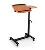 Versatable Metal Portable Table in Brown Finish