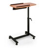 Versatable Metal Portable Table in Brown Finish