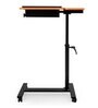 Versatable Metal Portable Table in Brown Finish
