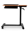Versatable Metal Portable Table in Brown Finish