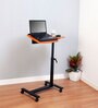 Versatable Metal Portable Table in Brown Finish
