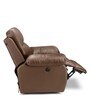 Versatil Leatherette  Motorized 1 Seater Recliner In Brown Colour