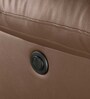 Versatil Leatherette  Motorized 1 Seater Recliner In Brown Colour