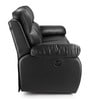 Versatil Leatherette  Motorized 3 Seater Recliner In Black Colour
