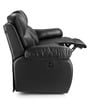 Versatil Leatherette  Motorized 3 Seater Recliner In Black Colour