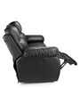 Versatil Leatherette  Motorized 3 Seater Recliner In Black Colour