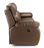 Versatil Leatherette  Motorized 3 Seater Recliner In Brown Colour