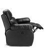 Versatil Leatherette Motorized 2 Seater Recliner In Black Colour